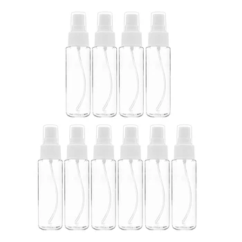 

10Pack 30Ml Portable Empty Spray Bottle Plastic Atomizer Perfume Atomizer Spray Refillable Container Environmental Protection