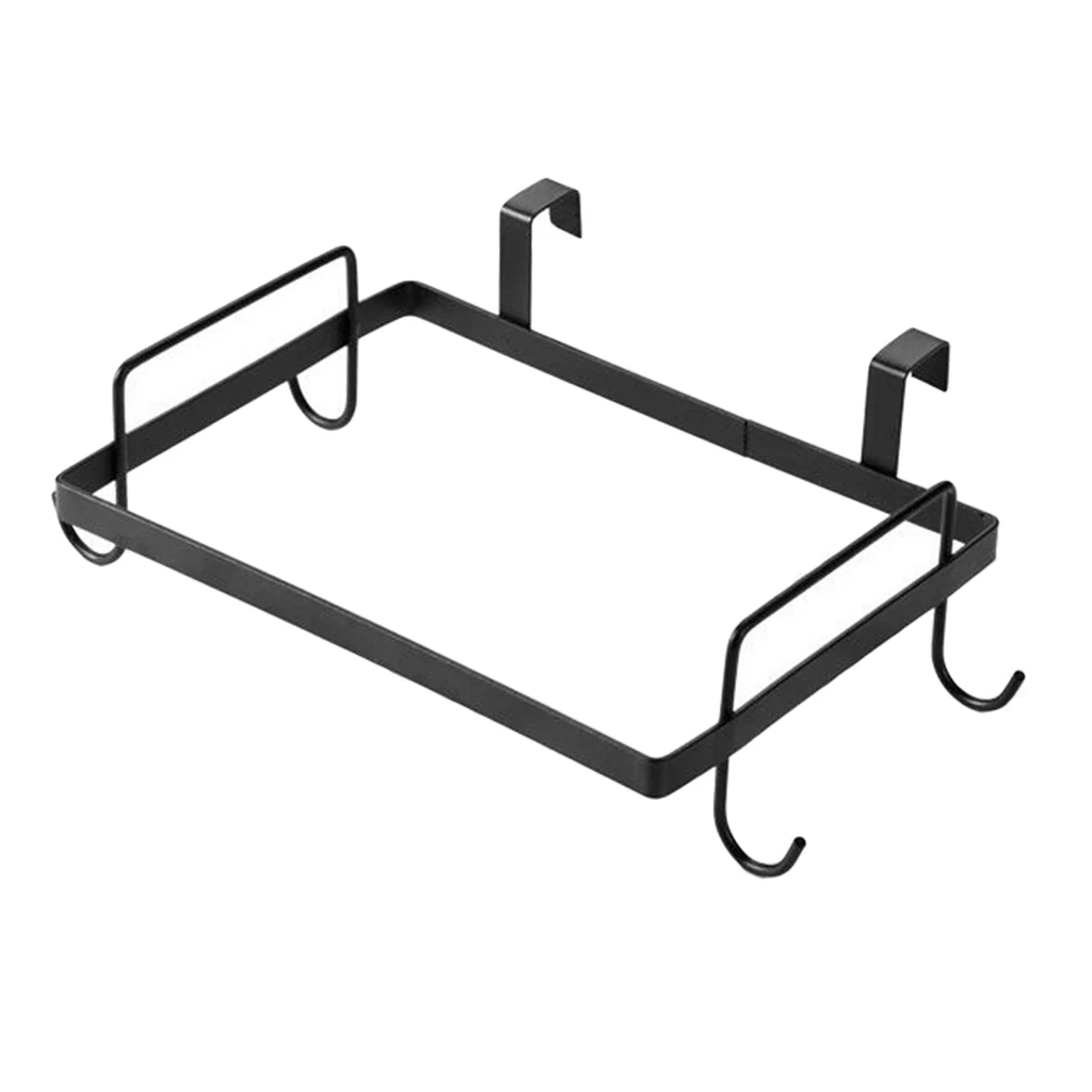 Metal Garbage Bag Holder Hanging Rubbish Trash Garbage Bag Holder for Kitchen Cupboard Cabinet
