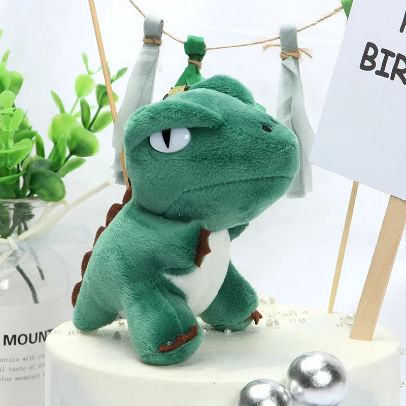 Cake Decoration Inserts Cute Creative Plush Little Dinosaur Decoration Bakery Decoration Plug-in