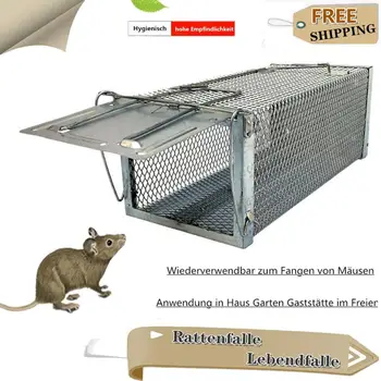 

Reusable Smart Humane Live Mouse Trap Animal - Friendly No Kill Pet Control Cage Mice Rodent Catcher Mice Rat Traps Pest Control