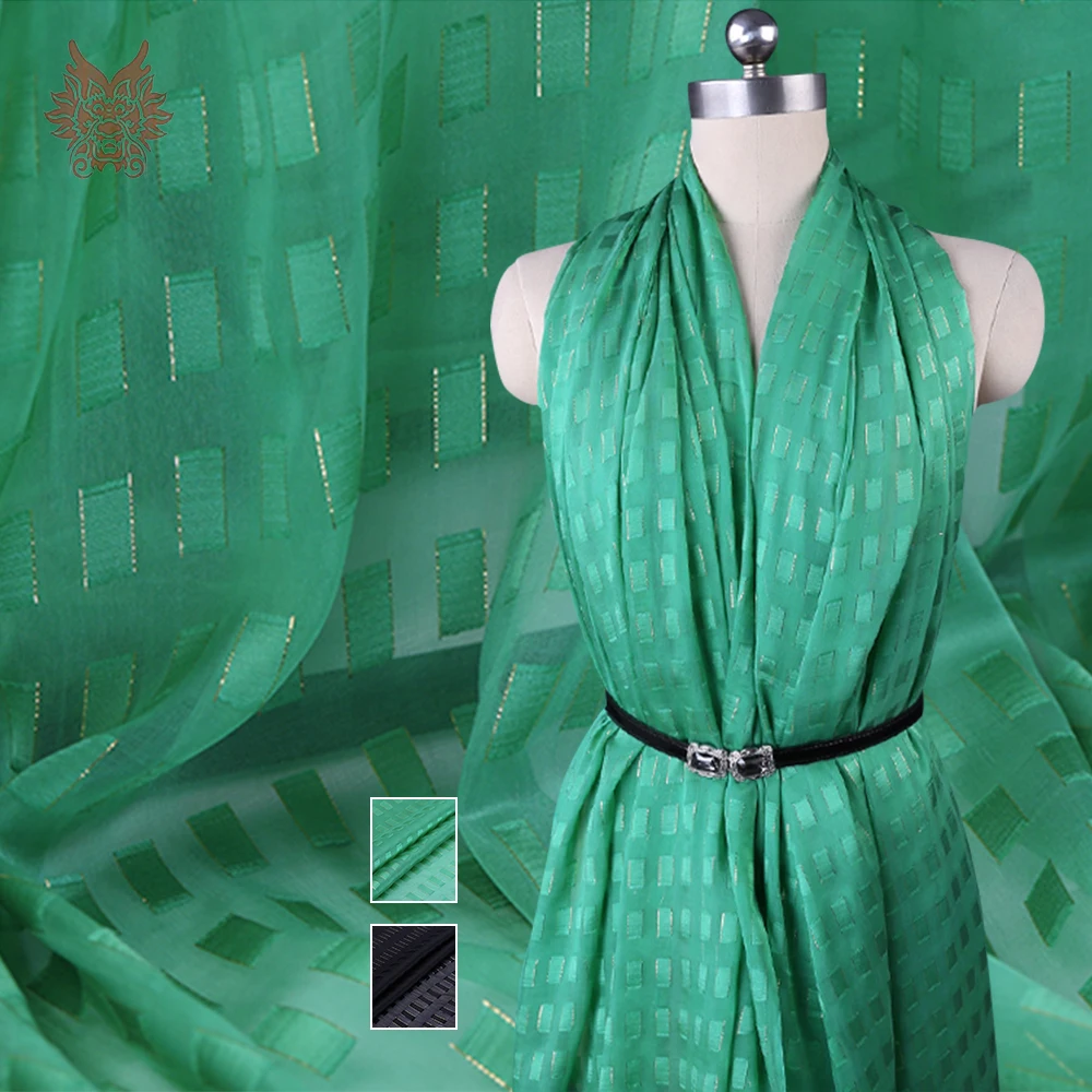 Золото металлик сломанная полоса шелк атлас Ткань Одежда для осень весна женское платье шарф tecido tisu de soire SP5897