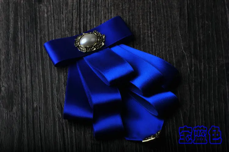 Bow Tie Элегантный мужской и женский деловой Галстук Свадебная вечеринка золотой сплав металлическая голова Официальный галстук-бабочка ручной работы жениха слой ленточка с бантиками - Цвет: Bow Tie
