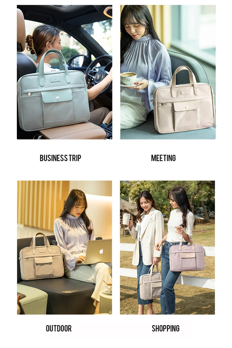 notebook, moda, ombro, crossbody, viagem, escritório, senhoras, bolsa, 13