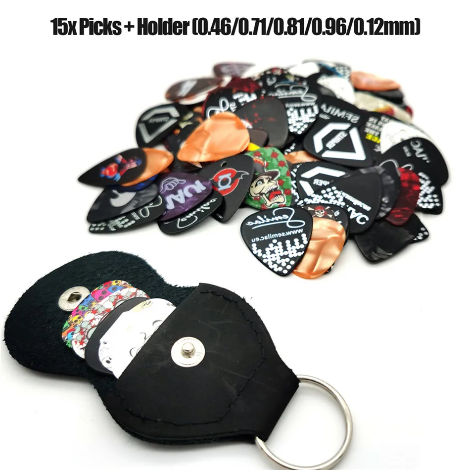 50 Stks/set Gitaar Pick Akoestische Muziek Picks Guitar Plectrums Unique Guitar Modern Gift For Bass,Electric & Acoustic Guitars
