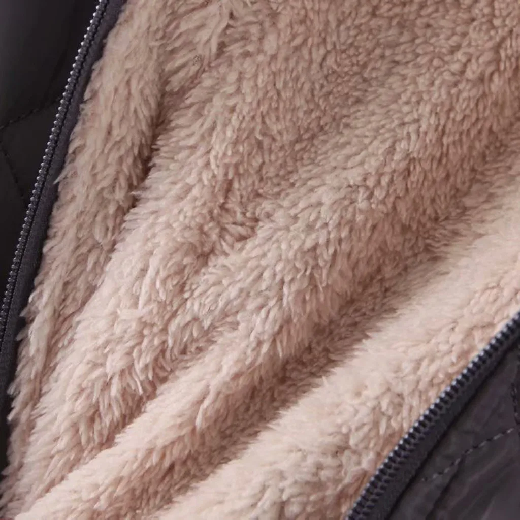 5 Colors Winter Warm Women Black Hooded Faux Fur Coat Jacket Fashion Army Green Slim Liner Cotton Coat Dropshipping Coats#J30