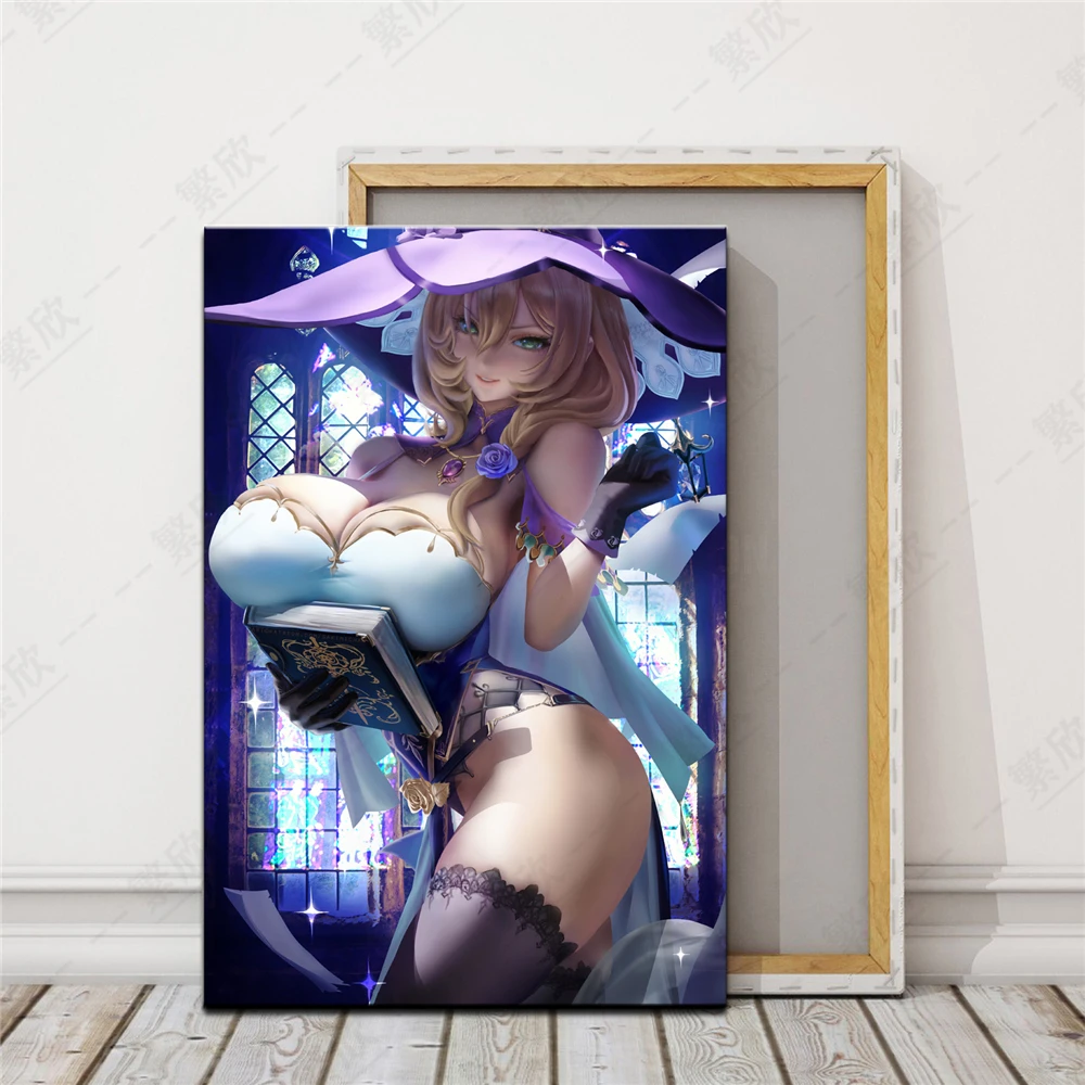 家の装飾モジュラーキャンバス画像セクシーなlisageninshionプロジェクトゲーム絵画ポスター壁 Painting Calligraphy Aliexpress