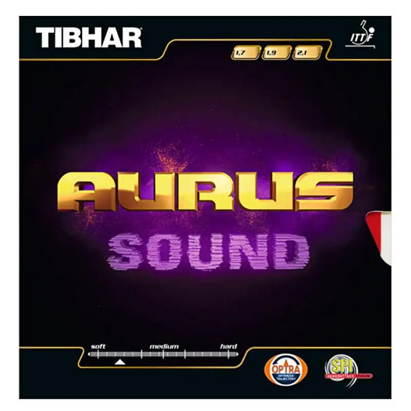 Подлинная Tibhar настольный теннис Резина Aurus Sound мягкая Tc-1 ракетка для пинг-понга с бугорками Резина - Цвет: sound red