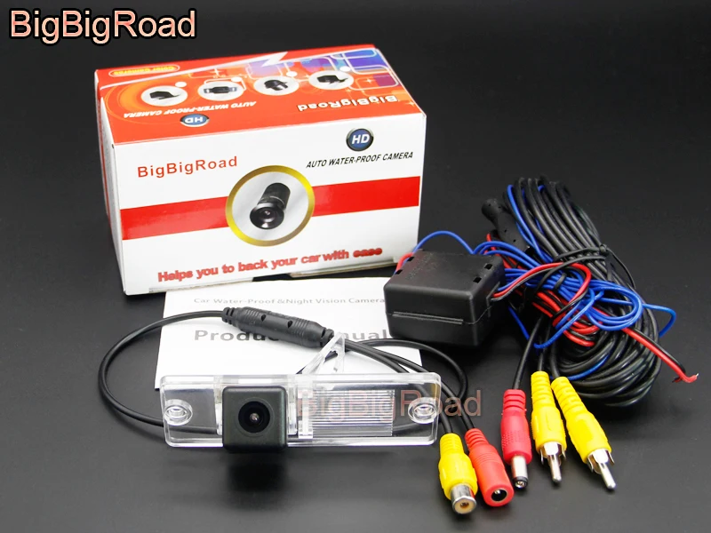 BigBigRoad парковочная камера заднего вида для Mitsubishi Pajero 2009-2012 Montero Shogun 2006- Zinger L200 V3 V93 V5 V6 V8 V97
