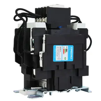 

AC Contactor CJ19-95/21 Capacitor Switching Contactor AC380V 95A 2 NO 1 NC Flame Retardant Contactor