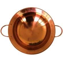 Диаметр 24-30 см утолщенные чистые медные суповые кастрюли газовая горелка барбекю плита классические китайские горячие горшки угли плита алкогольный котел