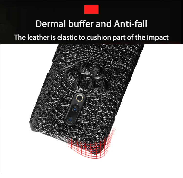 Genuine Leather Phone Case For Meizu 16th Plus 16 16X 17 Pro 7 Plus Cases Luruxy  Cowhide Crocodile Head Texture Back Cover