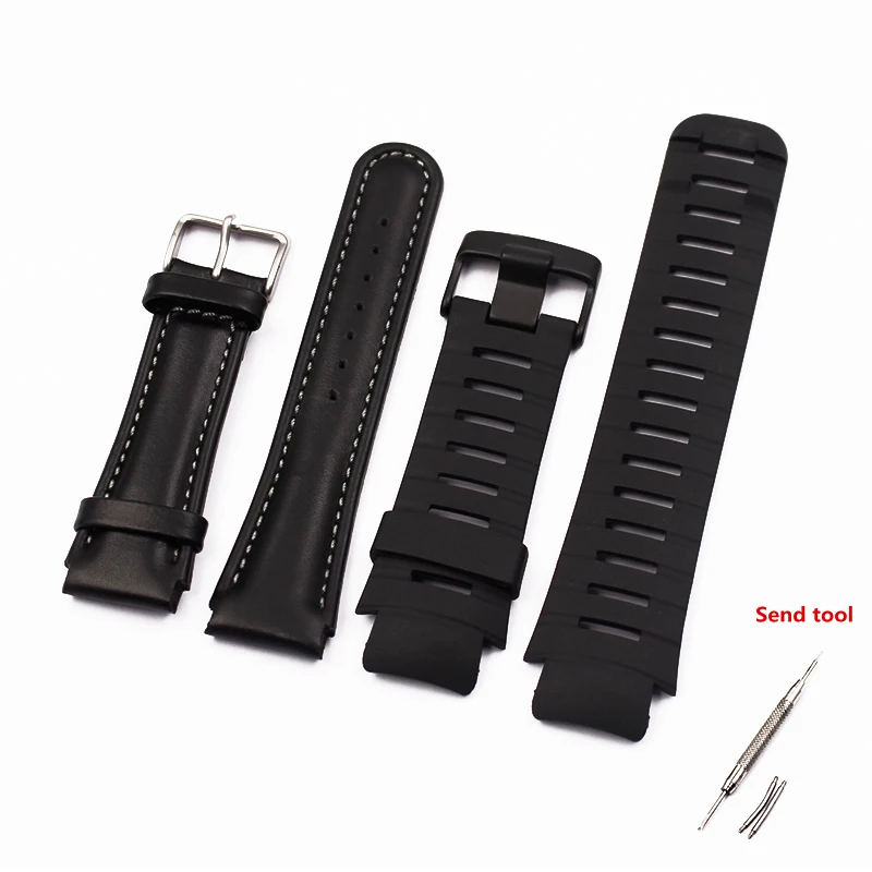 Watch Accessories Silicone Watch Strap Suitable for SUUNTO  X-LANDER  Spartan Warrior Strap Convex 22mm Men's Watch Strap
