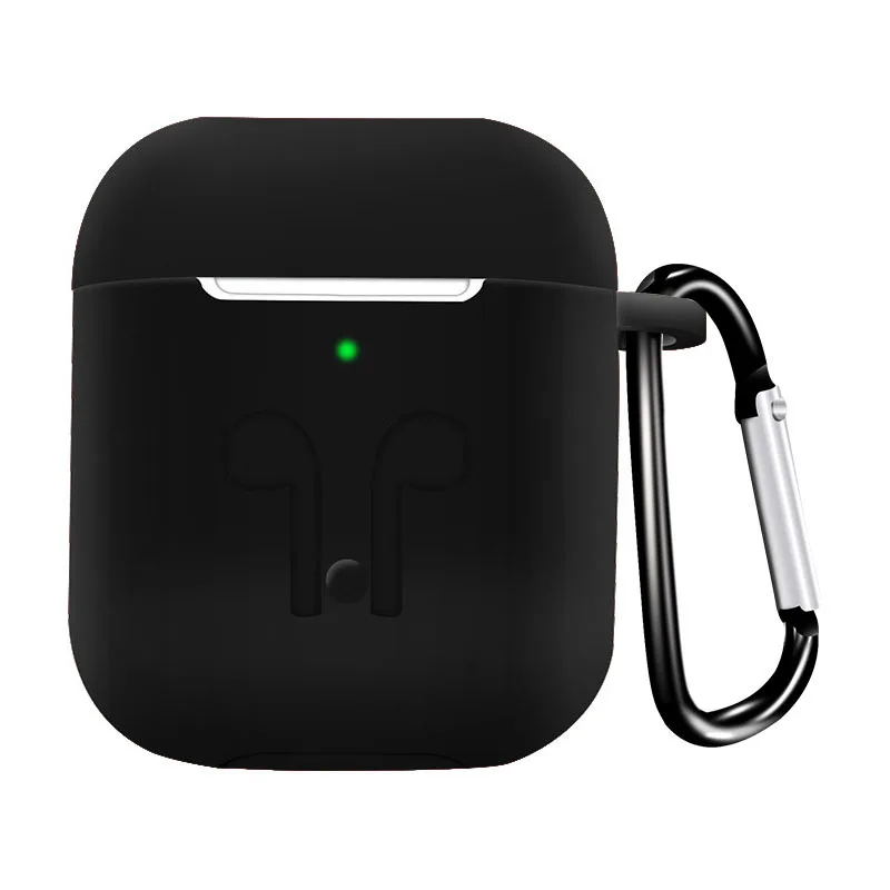 Мягкий силиконовый чехол для Airpods 1 для Air Pods 2 чехол для Наушников Водонепроницаемый Iphone bluetooth аксессуары для наушников