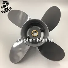 Captain Propeller 4 Blade 9 1/4X10 Fit Honda e Yamaha fuoribordo BF8D/BF9.9D BF9.9/BF15A BF15D/BF20 8 Splines 58134-ZV4-010AH