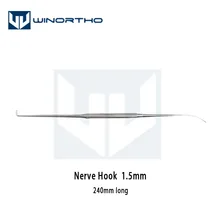 Крючок для нерва длиной 240 мм очень тонкий периостальный элеватор 3 мм/5 мм