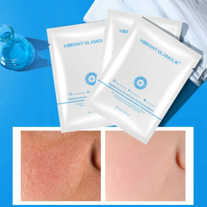 

30ml Hyaluronic Acid Face Mask Anti-Aging Wrinkles Snail Shrink Pores Moisturize Whitening Water-Locking Skin Care