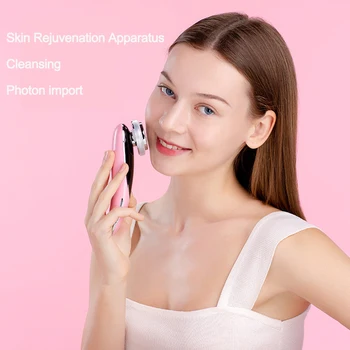 

RF EMS LED Photon Rejuvenation Massage Machine Face Lift Skin Tighten Device Wrinkle Removal Radio Frequency Facial Massager