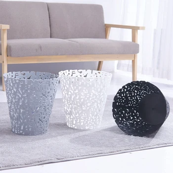 

Creative Letter Trash Can Waste Bins Household Living Room Bedroom Lidless Plastic Paper Basket Kitchen Simple Garbage Can