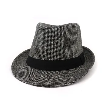 

New Autumn 2020 Winter Fedoras Hat Men vintage black bonnet sombrero hombre Panama jazz cap dad hat