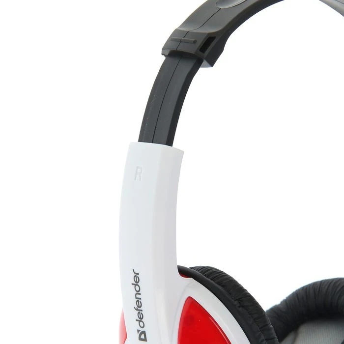Headphones Defender Warhead G 120 gaming full size microphone 3 5mm 2 m black red 2483705