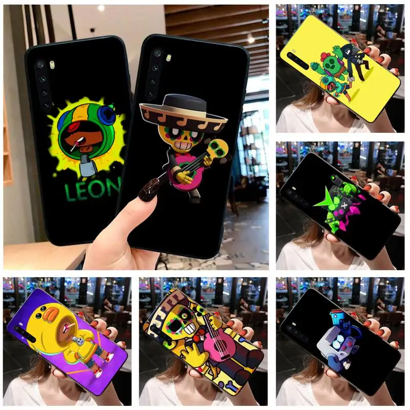 

Cute Case Gbrawl Stars Phone Case For OPPO Realme 6 Pro Realme C3 5 Pro C2 RENO2-Z A11X