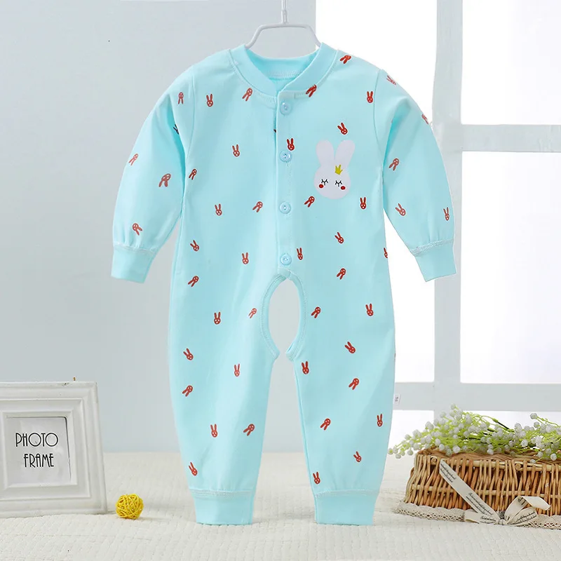Одежда для малышей; осенний хлопковый комбинезон с длинными рукавами; одежда для маленьких девочек и мальчиков; ползунки; комбинезоны для новорожденных 0-12 месяцев