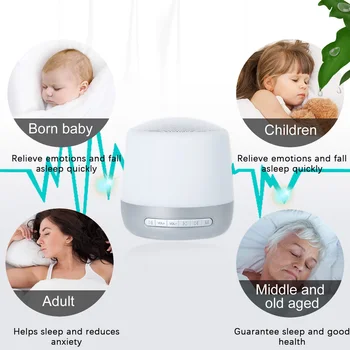 

Smart Music White Noise Voice Sensor machine USB Rechargeable Sleep Sound Machine for Baby Adult Office Travel Relaxation