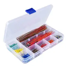 560 шт. перемычки наборы 14 длин макетные линии печатной платы Джемперы U образный кабель провода Комплект для печатной платы хлеб платы Arduino