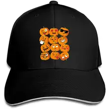 Мужская бейсбольная Кепка на Хэллоуин с изображением тыквы