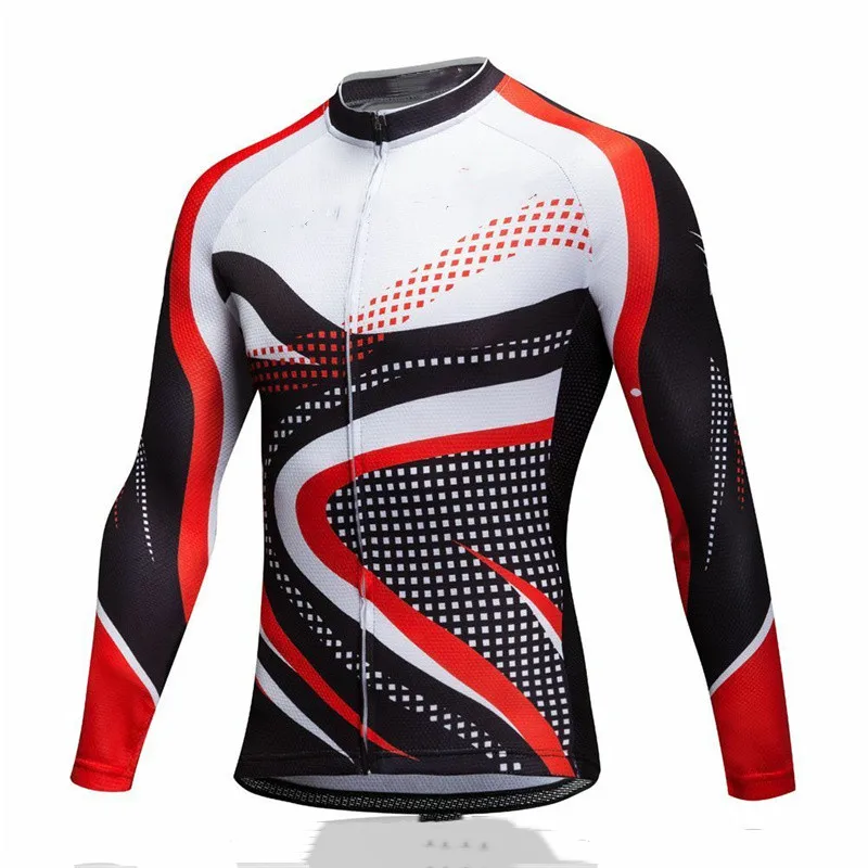 Camisetas de ciclismo anti-UV para hombres, camisetas de MTB 2021, camisetas de ciclismo de manga larga más vendidas con bolsillos, ropa de ciclismo todoterreno para equipos profesionales
