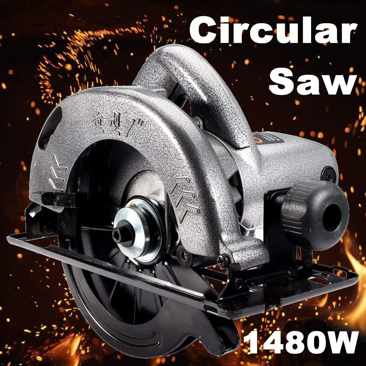 

Electric Corded Circular Saw Wood Cutting Tool Multi-function Cutting Machine Woodworking DIY Model Household Circular Saw 1480W