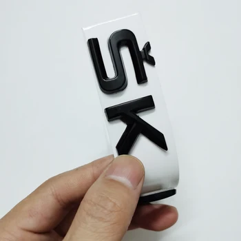 

Black Car Trunk Sticker For Skoda Superb Octavia YETI Fabia Rapid Kodiaq Skoda Badge Emblem Sticker Skoda Displacement Sticker