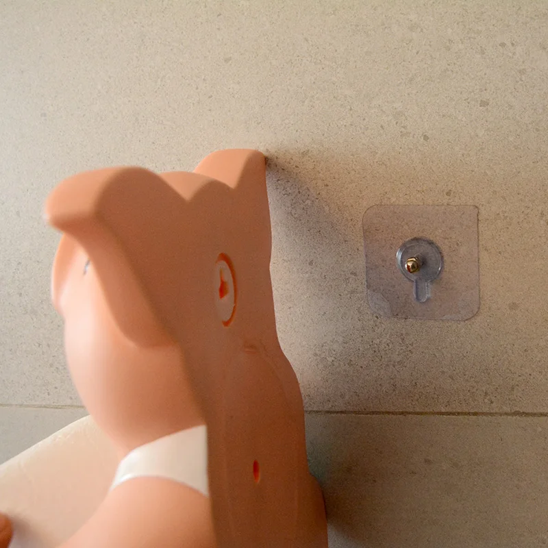 PVC Pig Style Toilet Paper Holder Punch-Free Hand Tissue Box Household Paper Towel Holder Reel Spool Device Bathroom Accessory toilet paper holder
