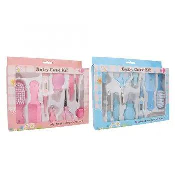 

Electric Digital Baby Thermometer Baby Care Infant Nail Clipper Scissors Hair Brush Comb Medicine Dispenser Thermometer Set