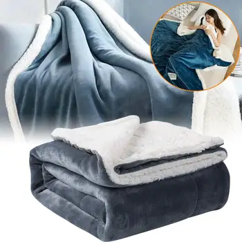 

Weighted Flannel Fleece Blanket Soft Winter Thick Sherpa Throw Blanket for Sofa Bed Couch Frazadas Mantas De Cama Cobertor