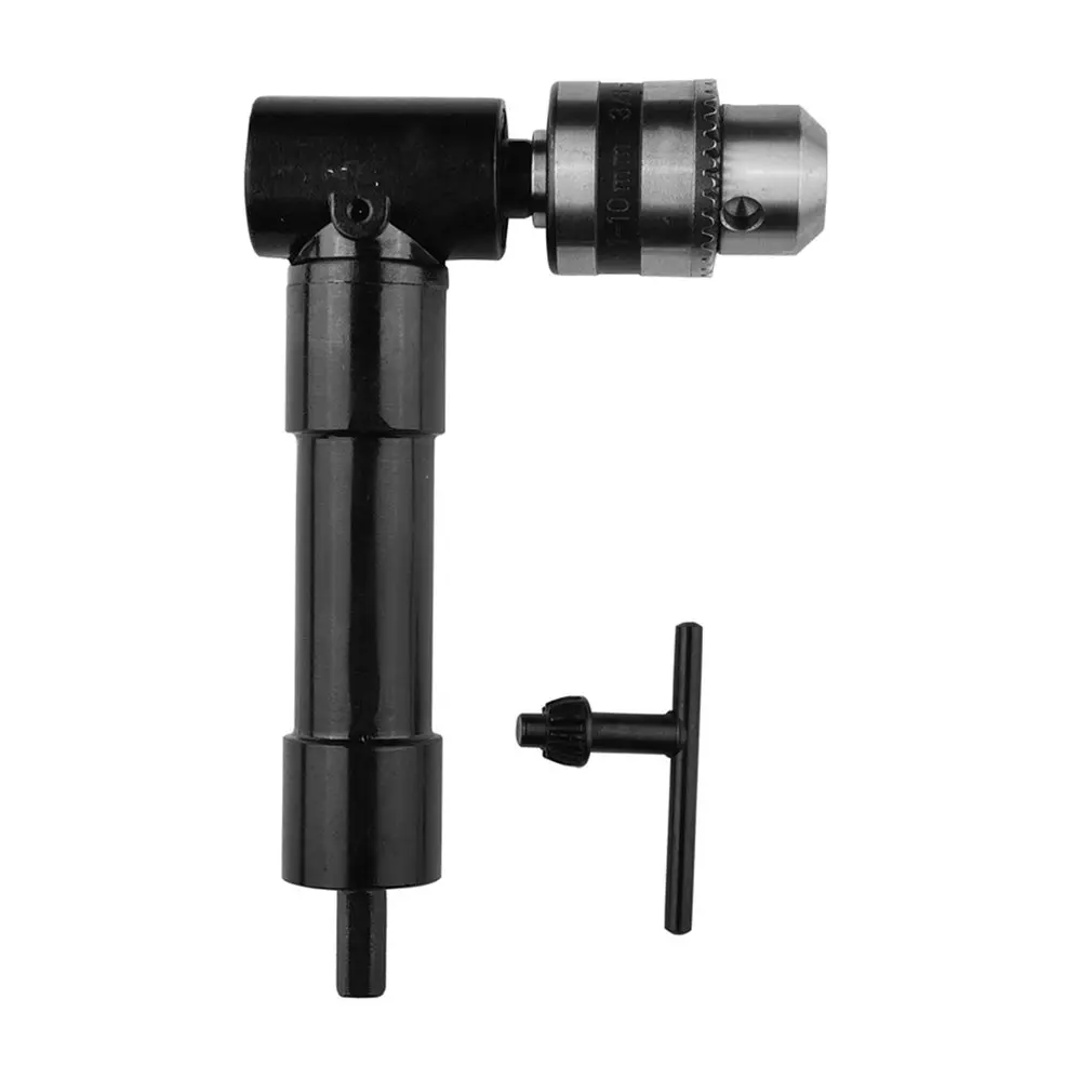 

2 Type 90 Degree Keyless Plastic Chuck Electric Drill Tool Right Angle Torque 25N m 8mm Shaft Three Claw Adapter Cordless Drills