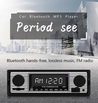 

1 Din LCD Screen Bluetooth Car MP3 Player Stereo USB AUX TF Card FM Radio Classic Car Audio Multimedia Player Free Shipping
