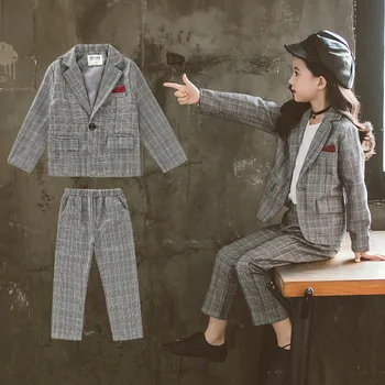 

Kids Girls Clothing Sets Spring Girl Clothes Suits Trousers 2Pcs Children Clothe Dresses Suits Girls Outfits 8 9 10 12 Years