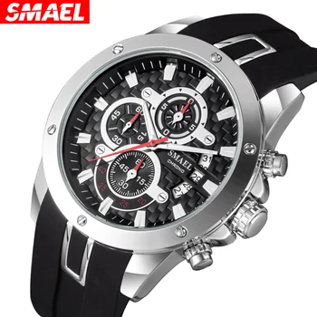 

SMAEL Men Quartz Watch Fashion Men's Waterproof Sports Casual Watches Male Military Wristwatch Reloj Hombre relogio masculino