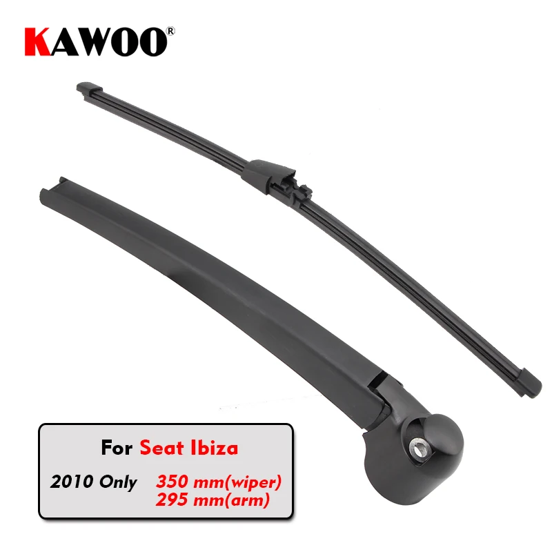 Kawoo Car Rear Wiper Blade Blades Back Window Wipers Arm For Seat Hatchback (2010 Only