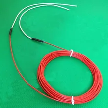 2 шт. 10 м/60 Вт PTFE 6 к нагревательный кабель напольный PTFE нагревательный кабель Электрический нагревательный провод огнестойкий