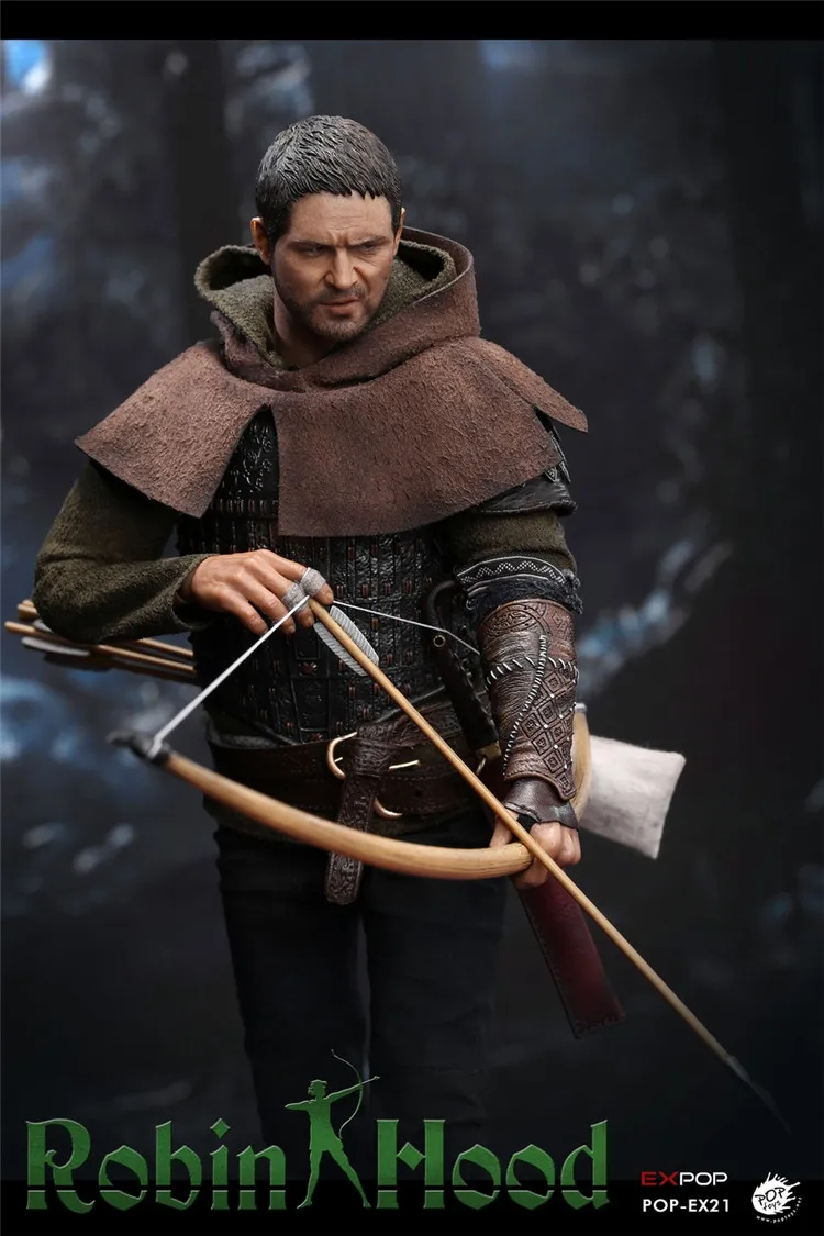 1/6 весы Коллекционная Фигурка Chivalrous Robin Hood с 2 головками Ультра гибкая 1" фигурка куклы пластиковая модель игрушки