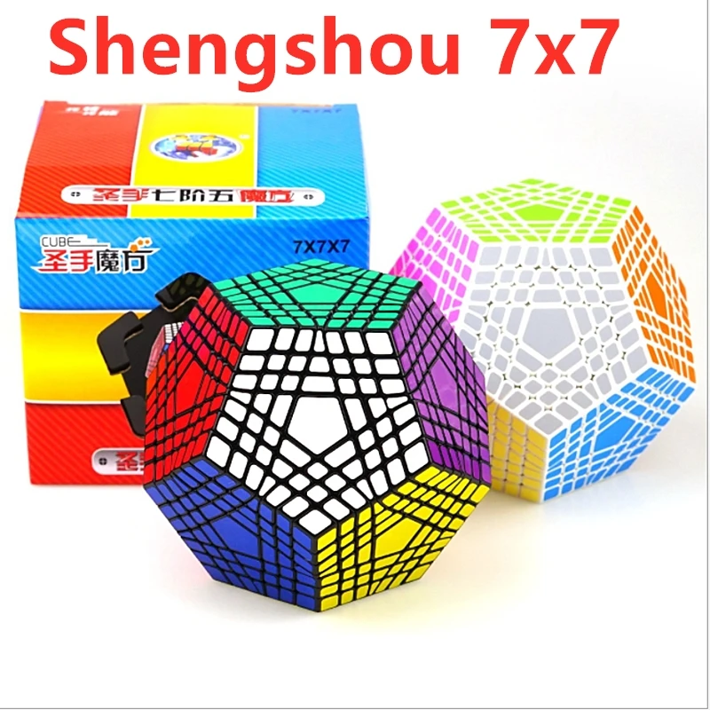 

Shengshou 7x7 Megaminxed Cube 7x7x7 Dodecahedron cube shengshou Megaminxed 7x7 magic cube 12 sided Cubo Magico Puzzle Toys