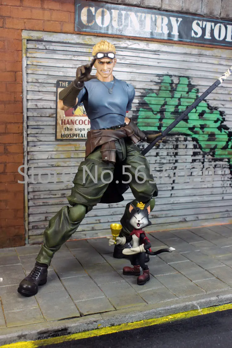 Square Enix Cid Highwind & кайт Сит фигурку без Цвет коробка в наличии|Игровые фигурки и