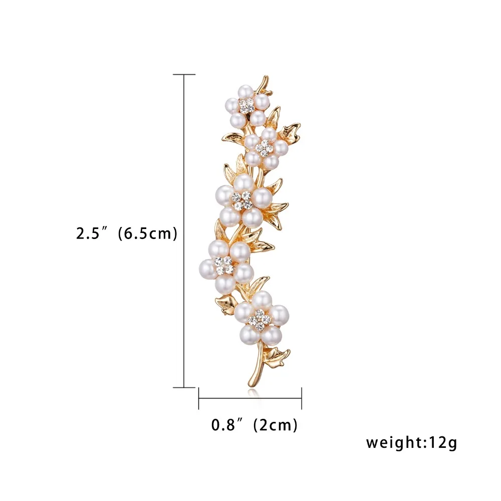 Ринху цветок крупная брошь Хрустальная брошь «виноград» Броши Свадебные украшения креативный цветок брошь виноград булавки для женщин Элегантная жемчужная брошь