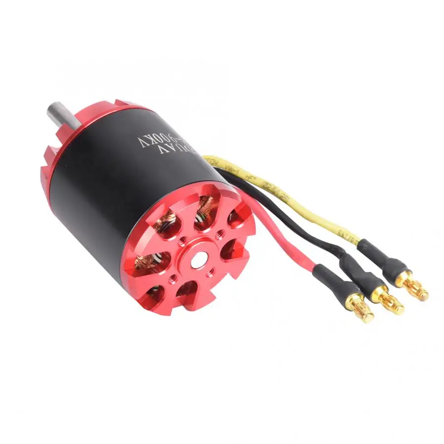 

Hot N3548-900KV 2826 Red Black Stainless Steel External Rotor Brushless Motor for Aircraft Pow RC Drone Quadcopter Spare Parts M