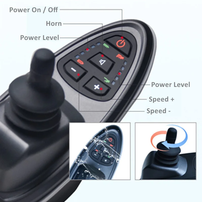 JayCreer 18.5-30.5V  Electric Wheel Chair Joystick Controller 5