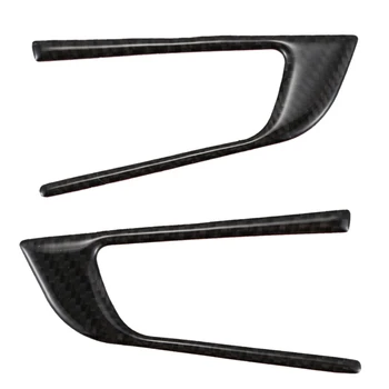 

2 PCS New Carbon Fiber Steering Wheel Button Cover Trim Fit for Alfa Romeo Giulia 2017-2019