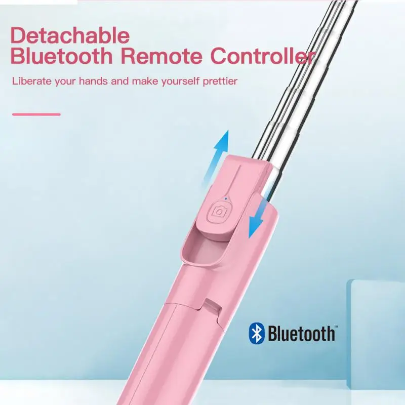 Беспроводной Bluetooth селфи палка регулируемый 4 в 1 Выдвижной живой штатив