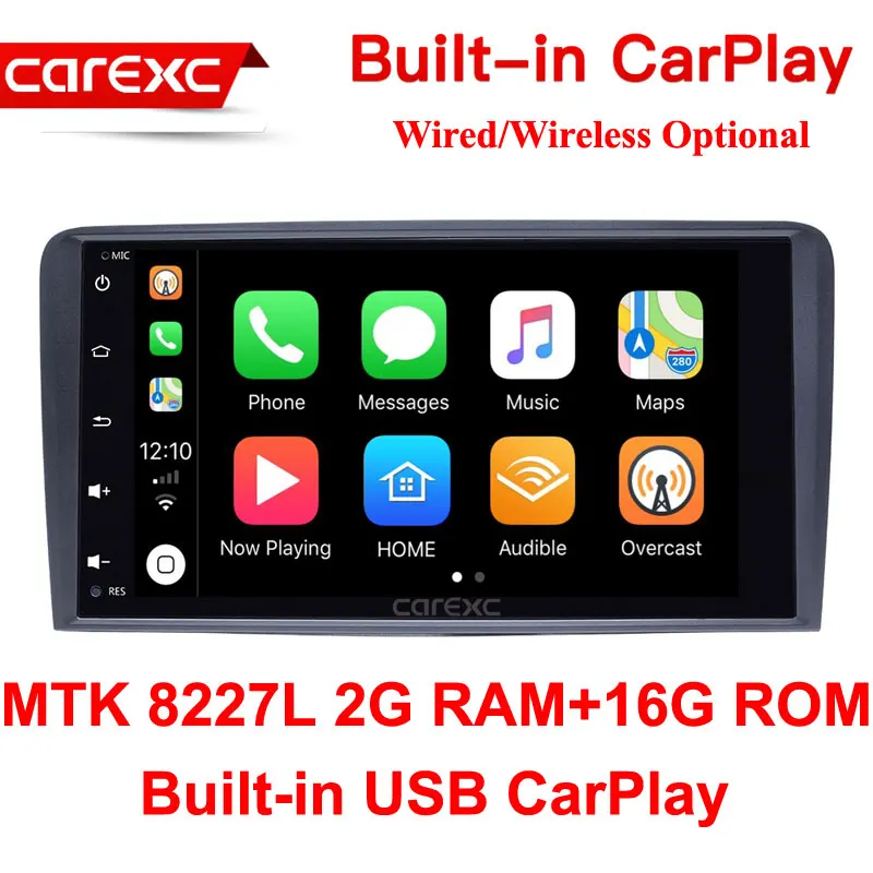 MTK 16G ROM CarExc 2 din Android 9 автомобильный мультимедийный плеер головное устройство для Audi A3 8P S3 2003-2012 RS3 Sportback навигация GPS радио - Цвет: MTK 16G ROM